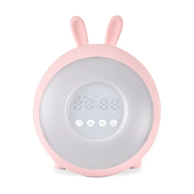 LED Dream Time Sleeping Wake Up Light Alarm Clock Desk Table Bedside Rabbit Lamp Rechargable Bulb for Baby Bedroom
LED Dream Time Sleeping Wake Up Light Alarm Clock Desk Table Bedside Rabbit Lamp Rechargable Bulb for Baby Bedroom