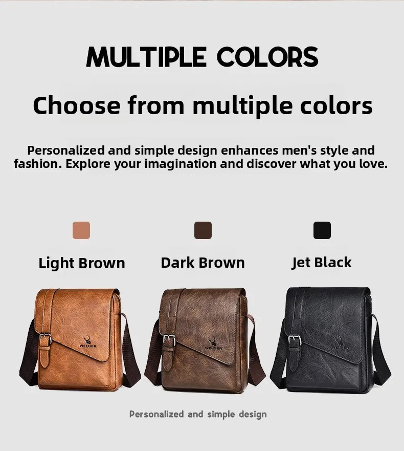 Men's Retro Casual Crossbody Bag Large Capacity Tote Bag Versatile Diagonal Hanging Bag Japanese Style Single Shoulder Bag Men's Retro Casual Crossbody Bag Large Capacity Tote Bag Versatile Diagonal Hanging Bag Japanese Style Single Shoulder Bag