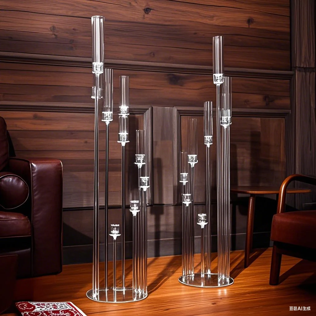 Clear Acrylic Candelabra Centerpiece | Wedding Decorations Candle Holder Stand | Modern Elegant Candlesticks for Wedding/Party
Clear Acrylic Candelabra Centerpiece | Wedding Decorations Candle Holder Stand | Modern Elegant Candlesticks for Wedding/Party