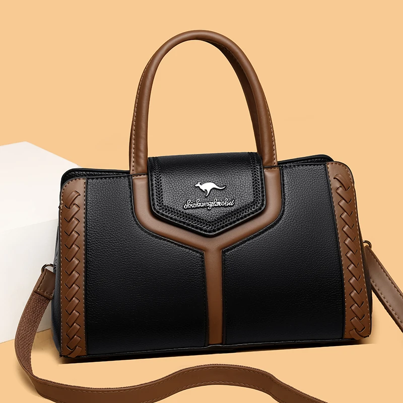 Genuine Brand Soft Leather Handbag for Women Luxury Designer Shoulder Crossbody Bag 3-layer Top-Handle Bags Ladies Commute Purse
Genuine Brand Soft Leather Handbag for Women Luxury Designer Shoulder Crossbody Bag 3-layer Top-Handle Bags Ladies Commute Purse