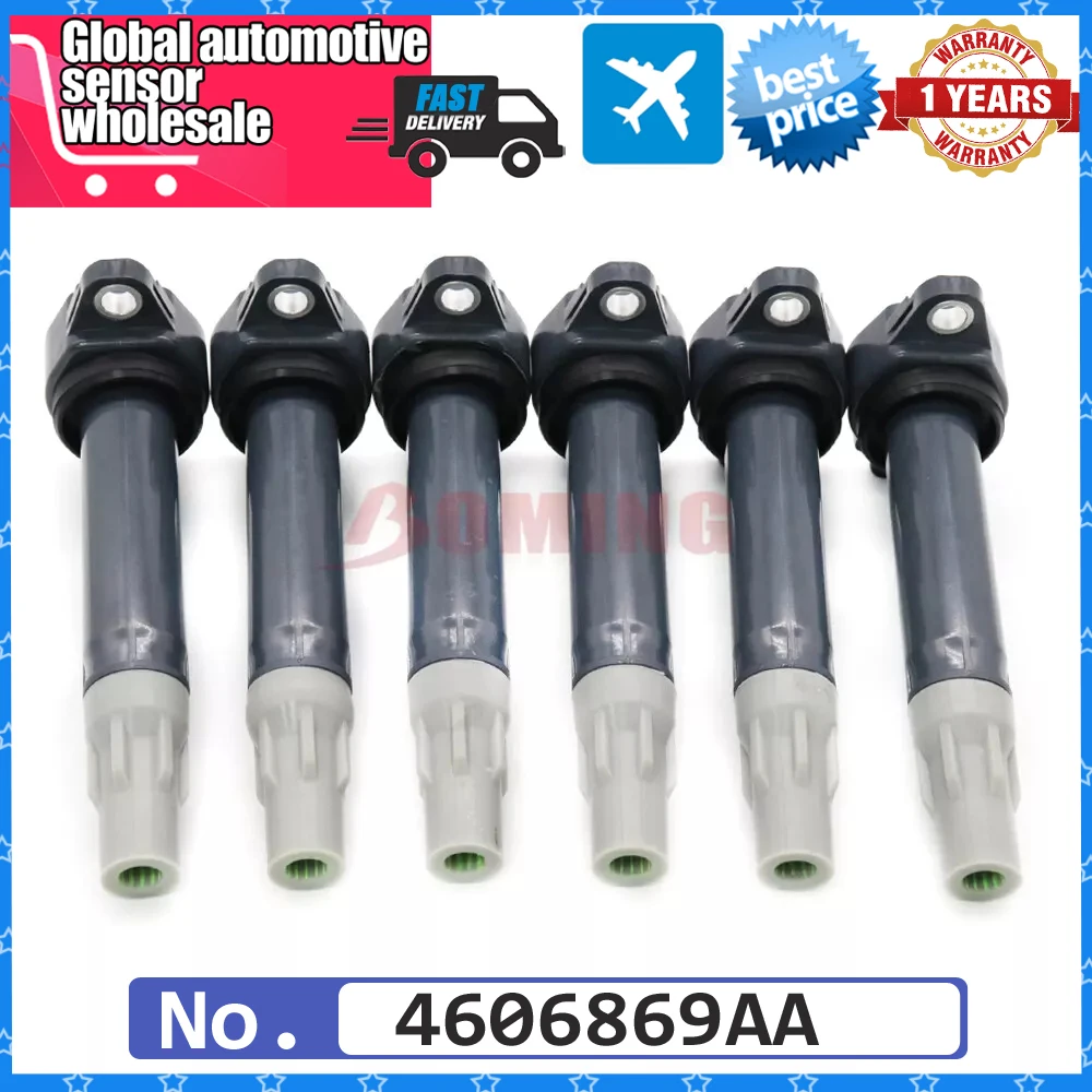 Car High Quality Ignition Coil 4606869AA For Chrysler Pacifica Sebring Town & Country 300 2.7L 3.5L 4.0L V6 610-00108
Car High Quality Ignition Coil 4606869AA For Chrysler Pacifica Sebring Town & Country 300 2.7L 3.5L 4.0L V6 610-00108