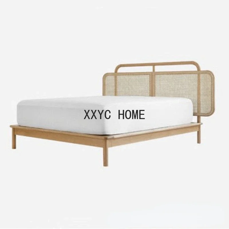 High-End Creative Homestay Hotel Bedroom Fashion Solid Wood Ash Rattan Double Bed
High-End Creative Homestay Hotel Bedroom Fashion Solid Wood Ash Rattan Double Bed