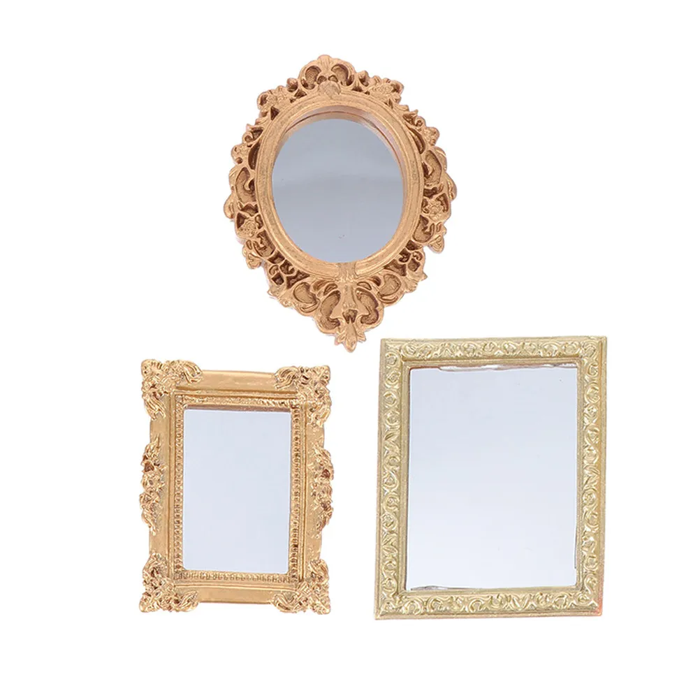 3Pcs Mini Classical Mirrors Plastic Wear-Resistant Mini House Decor Decorative Tiny Micro Landscape Accessory Children Gift DIY
3Pcs Mini Classical Mirrors Plastic Wear-Resistant Mini House Decor Decorative Tiny Micro Landscape Accessory Children Gift DIY