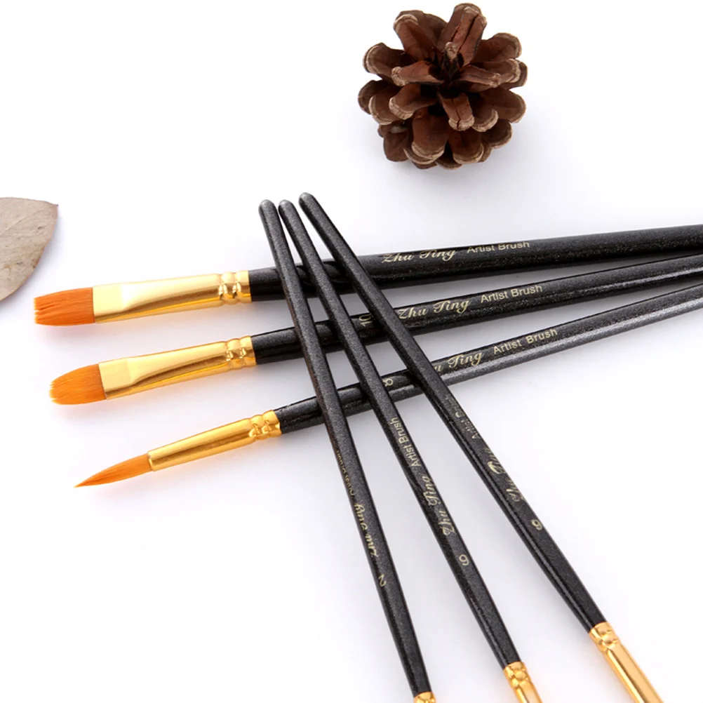 10 Pieces Multifunction Painting Brush Set Nylon Hair Durable for Painting Art Supplies Beginners Professionals Students 
10 Pieces Multifunction Painting Brush Set Nylon Hair Durable for Painting Art Supplies Beginners Professionals Students