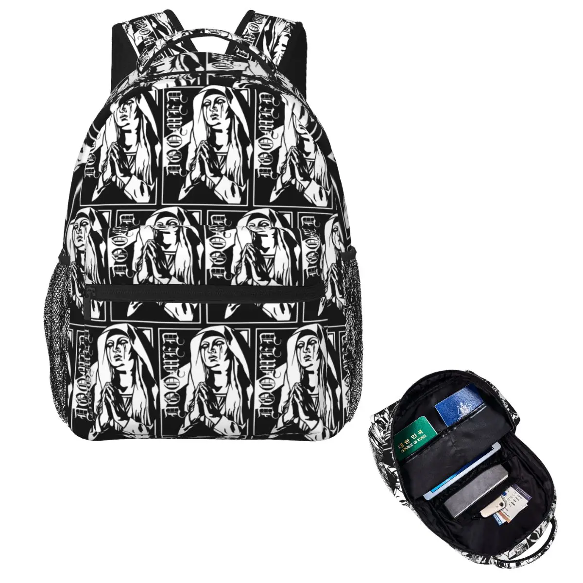 Doomed Virgin Mary Student Backpack School Bag Hiking Travel Daypack for Men Women Fashion Bookbag Shoulder Bags
Doomed Virgin Mary Student Backpack School Bag Hiking Travel Daypack for Men Women Fashion Bookbag Shoulder Bags