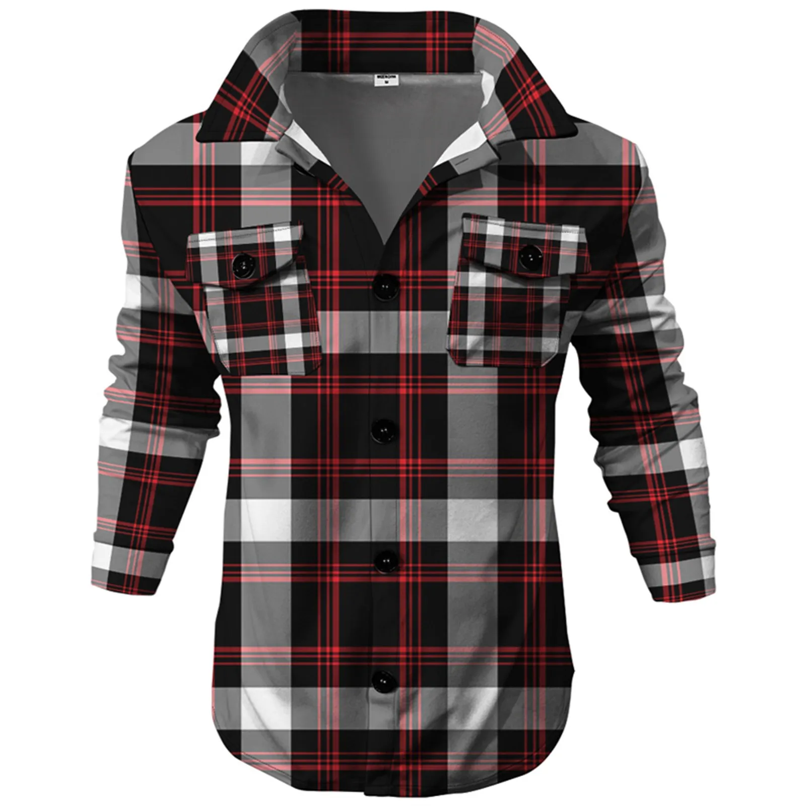 Plaid Printed Men'S Fashion Trend Daily Casual Long Sleeve Button Down Jackets Fashion Coat Clothing Outdoor Coats Sweatwear
Plaid Printed Men'S Fashion Trend Daily Casual Long Sleeve Button Down Jackets Fashion Coat Clothing Outdoor Coats Sweatwear