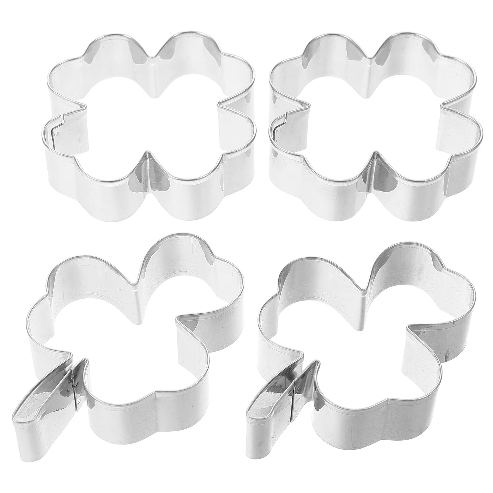 4PCS Four Leaf Cookie Cutters Mini Stainless Steel Mold Baking Cookies Set Reusable Kitchen Accessories
4PCS Four Leaf Cookie Cutters Mini Stainless Steel Mold Baking Cookies Set Reusable Kitchen Accessories