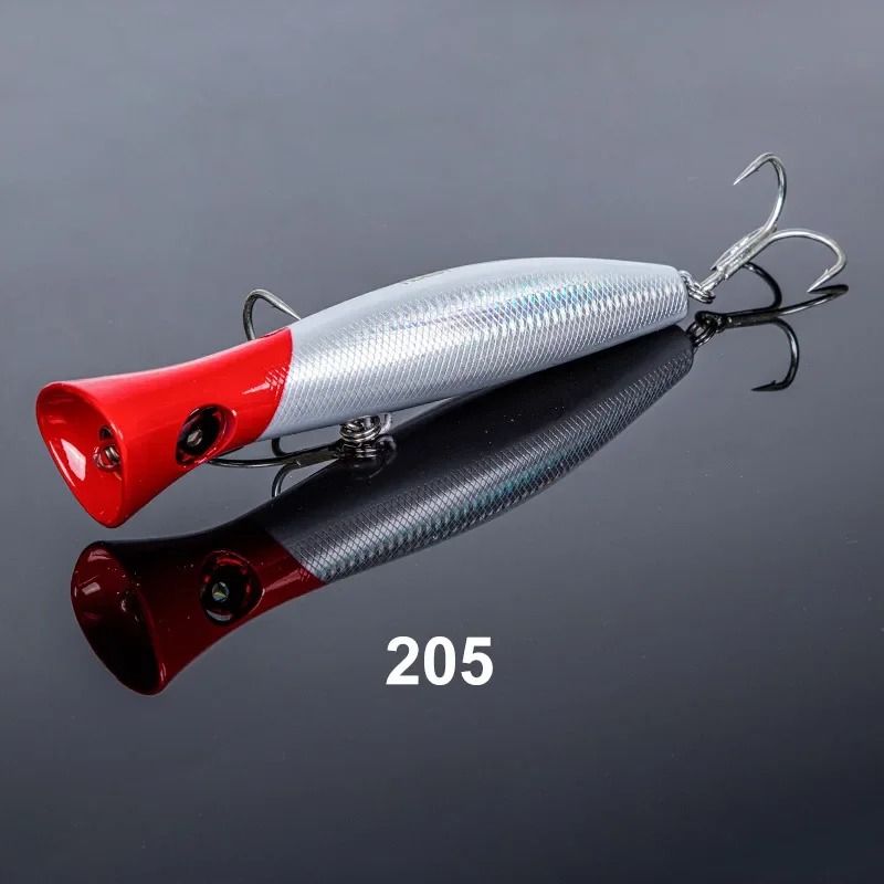 Noeby Big Game Popper Fishing Lure 20cm 116g Topwater Wobbler Artificial Hard Bait 4/5X Hooks for Heavy Sea GT Tuna Fishing Lure
Noeby Big Game Popper Fishing Lure 20cm 116g Topwater Wobbler Artificial Hard Bait 4/5X Hooks for Heavy Sea GT Tuna Fishing Lure