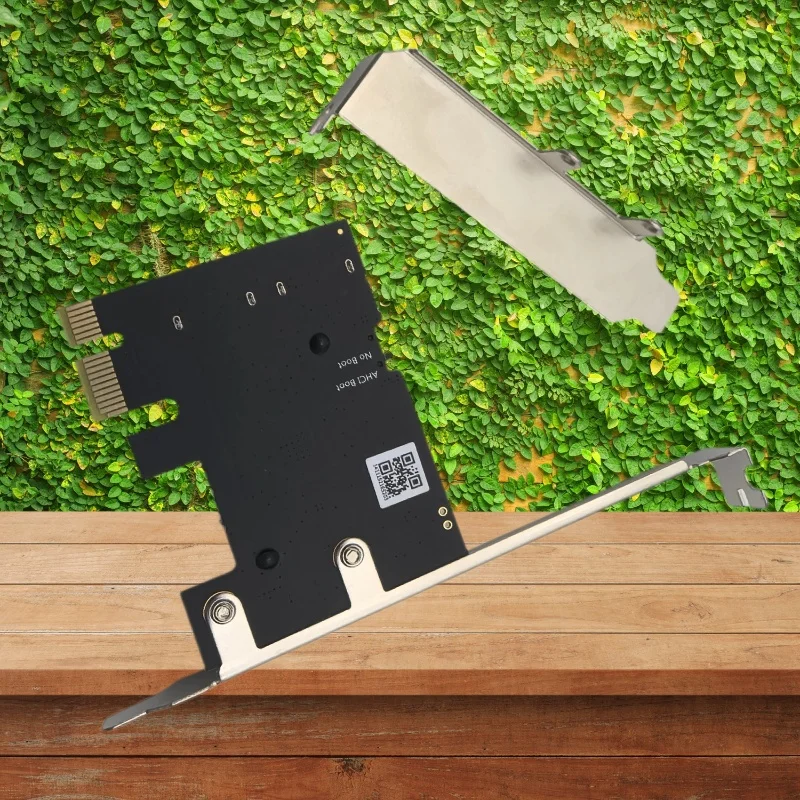 New Riser PCI Express X1 to 2 Port SATA3.0 Expansion Card for ASMedia ASM1061 Chip 6Gbps High Speed for Desktop PC Computer
New Riser PCI Express X1 to 2 Port SATA3.0 Expansion Card for ASMedia ASM1061 Chip 6Gbps High Speed for Desktop PC Computer