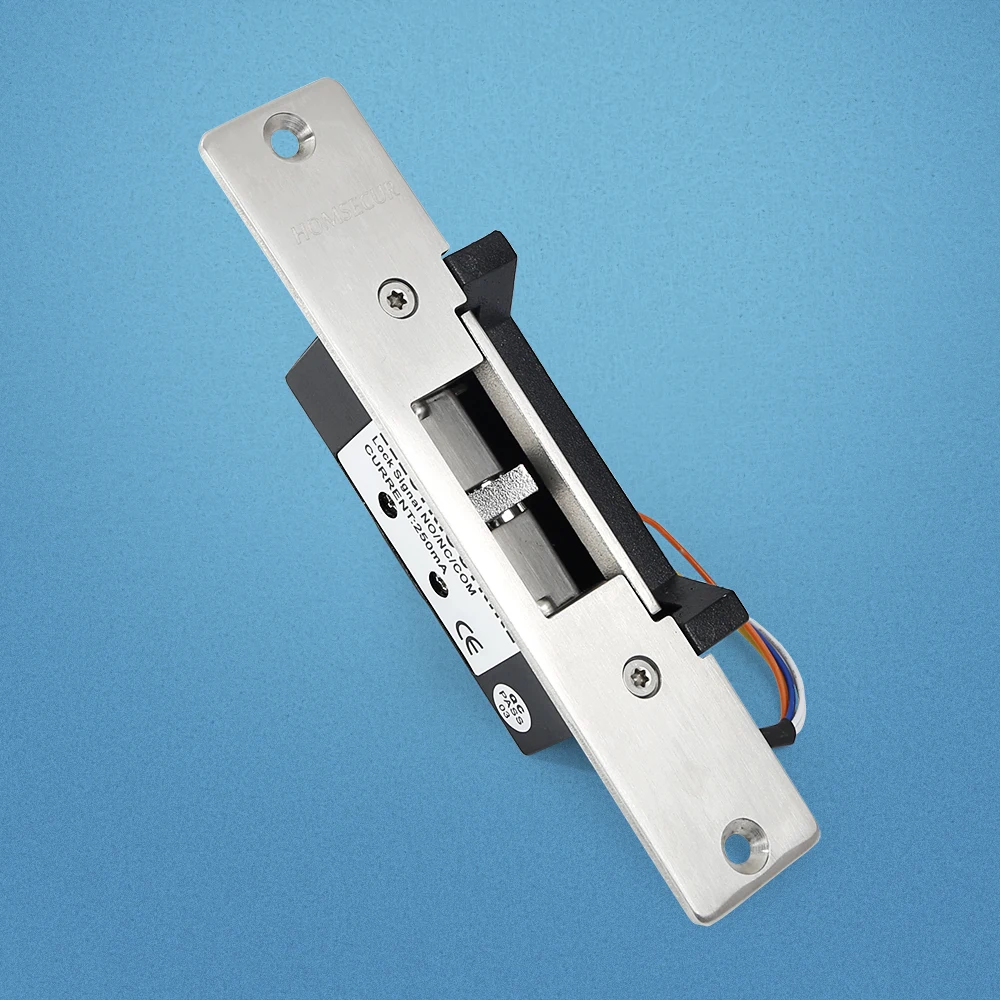 1000KG/2200lbs Holding Force Electric Strike Lock NO NC Mode For Wood Metal Door
1000KG/2200lbs Holding Force Electric Strike Lock NO NC Mode For Wood Metal Door