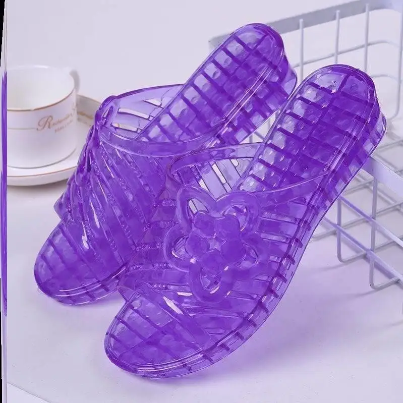 Summer New Women's Crystal Plastic Flat Bottom Slippers Indoor Home Anti-Slip Lightweight Bath Slippers Slip-On Shoes
Summer New Women's Crystal Plastic Flat Bottom Slippers Indoor Home Anti-Slip Lightweight Bath Slippers Slip-On Shoes