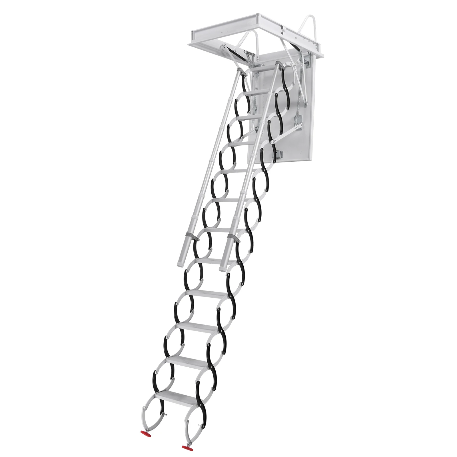 Folding Loft Ladders with Handrails Space-Saving Collapsible Stair 660LBS Capacity Pull Down System for Garages/Roofs/Basements
Folding Loft Ladders with Handrails Space-Saving Collapsible Stair 660LBS Capacity Pull Down System for Garages/Roofs/Basements