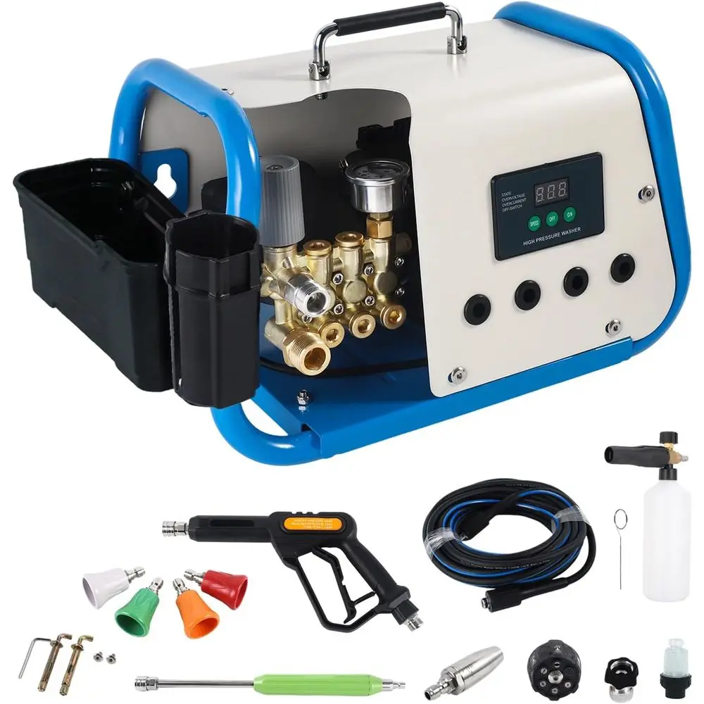 Prure Washer, Max 150 bar, 12L/min, Power Washer or Cars, Driveways, Patios, Decks & Sidewalks, PM Inverter 3HP Motor,Horizontal
Prure Washer, Max 150 bar, 12L/min, Power Washer or Cars, Driveways, Patios, Decks & Sidewalks, PM Inverter 3HP Motor,Horizontal