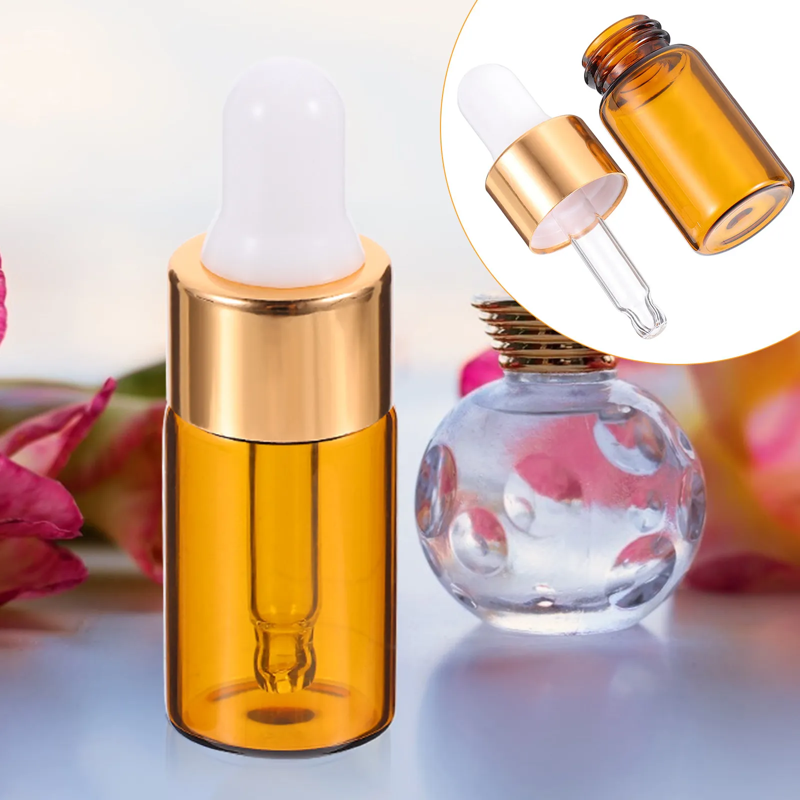 30Pcs 3Ml Leak Proof Glass Dropper Bottles Transparent Travel Friendly Essential Oil Bottle Set Refillable Mini Dispenser
30Pcs 3Ml Leak Proof Glass Dropper Bottles Transparent Travel Friendly Essential Oil Bottle Set Refillable Mini Dispenser