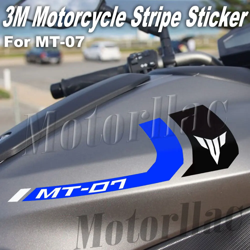 Motorcycle Fuel Tank Stickers 3M Logo Stripe Decals Accessories Waterproof 1 Pair For MT-07 MT07
Motorcycle Fuel Tank Stickers 3M Logo Stripe Decals Accessories Waterproof 1 Pair For MT-07 MT07