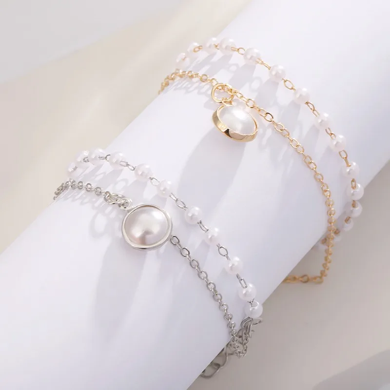 Bracelet Stacked Style Double layer Pearl Pendant Necklace Versatile Fashion Simple Chain Jewelry Double layer Pearl Bracelet
Bracelet Stacked Style Double layer Pearl Pendant Necklace Versatile Fashion Simple Chain Jewelry Double layer Pearl Bracelet