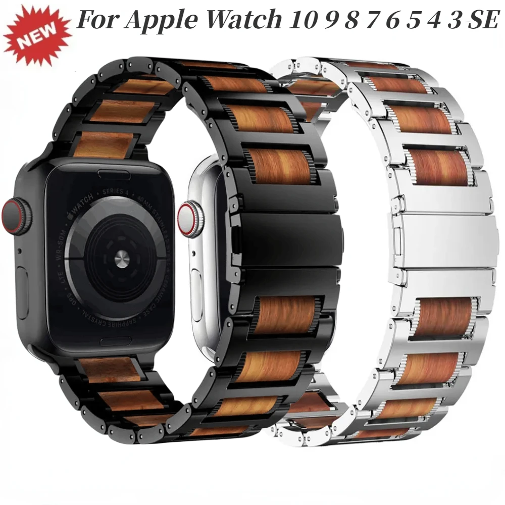 Деревянный ремешок из красного сандалового дерева для Apple Watch Ultra 3 11 10 9 8 7 6 5 4 Ремешок iWatch из нержавеющей стали 49 мм 46 мм 45 мм 41 мм 44 мм 40 мм
Деревянный ремешок из красного сандалового дерева для Apple Watch Ultra 3 11 10 9 8 7 6 5 4 Ремешок iWatch из нержавеющей стали 49 мм 46 мм 45 мм 41 мм 44 мм 40 мм