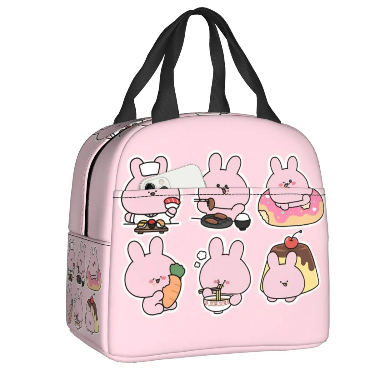 Custom Asamimichaan Anime Cartoons Asamimi Insulated Lunch Bag for Work School Leakproof Cooler Thermal Lunch Box Women Children
Custom Asamimichaan Anime Cartoons Asamimi Insulated Lunch Bag for Work School Leakproof Cooler Thermal Lunch Box Women Children