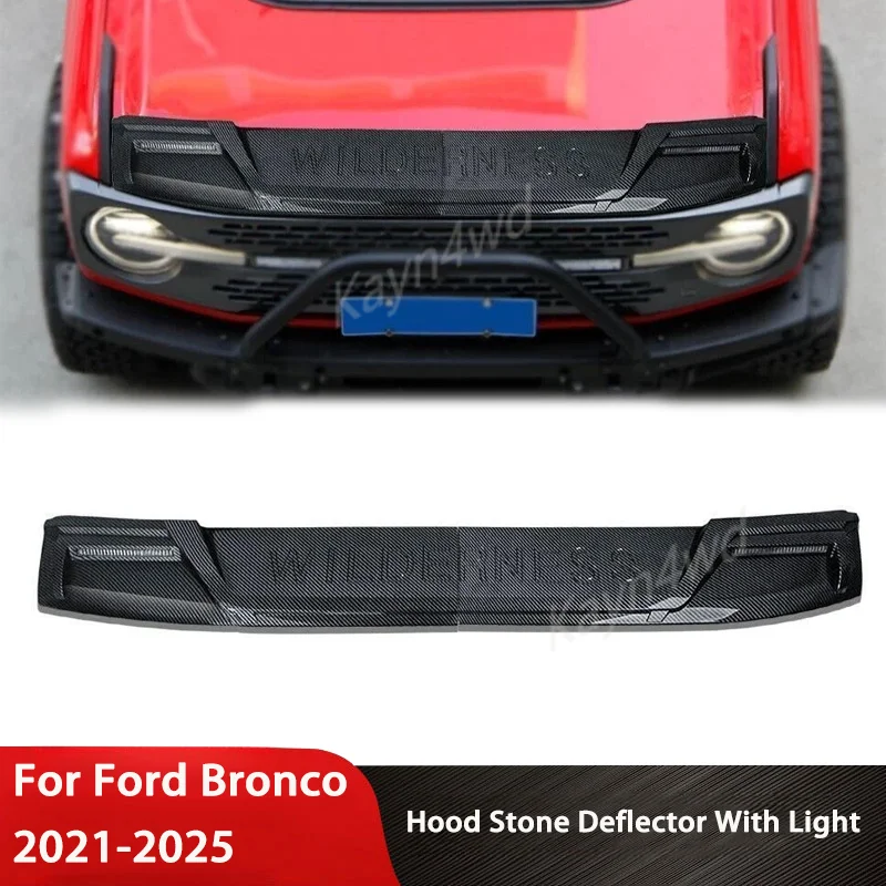Внедорожные внешние аксессуары 4x4, капот, каменный дефлектор, защитный щит с DRL для Ford Bronco 2021-2025, 2/4 двери
Внедорожные внешние аксессуары 4x4, капот, каменный дефлектор, защитный щит с DRL для Ford Bronco 2021-2025, 2/4 двери