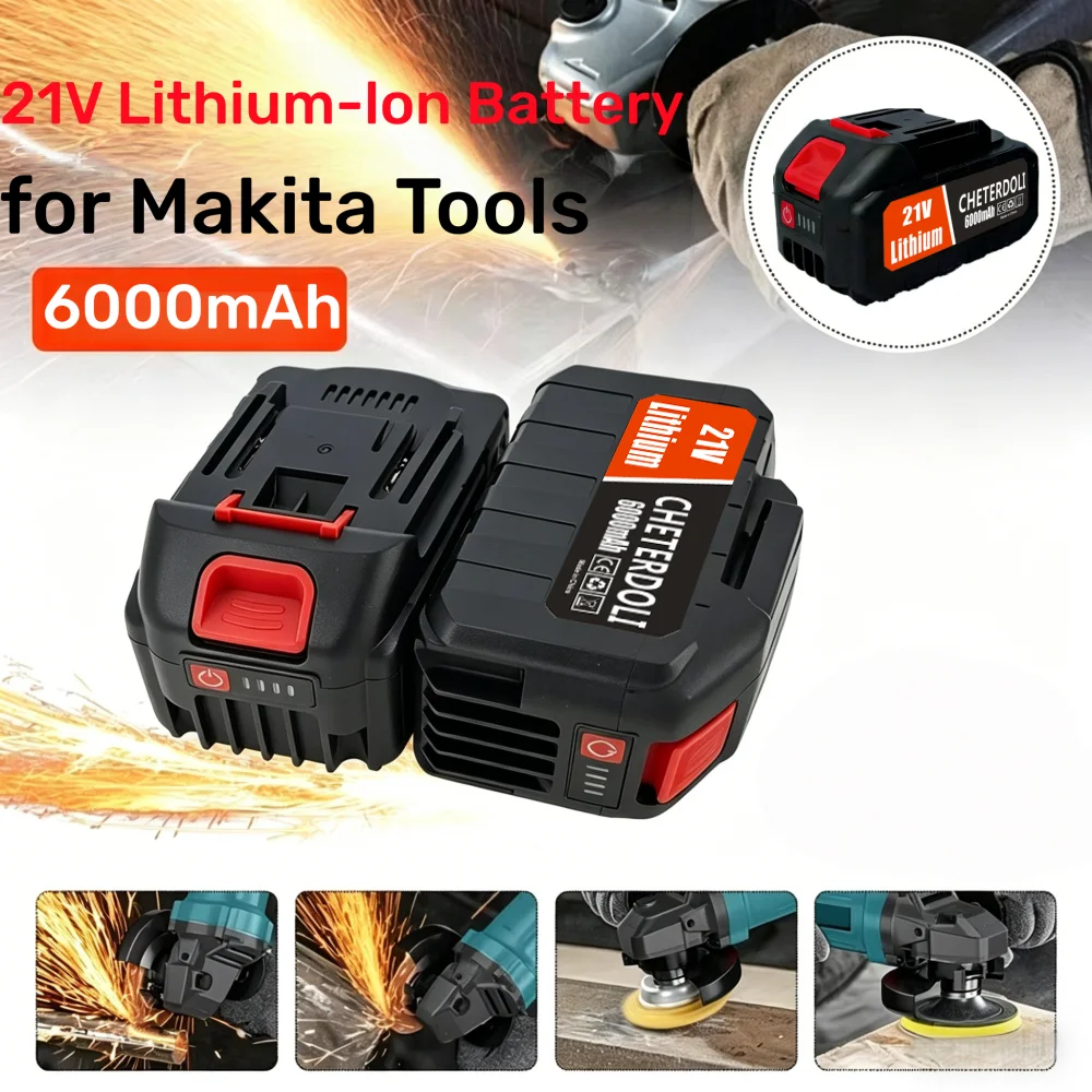 60000mAh 90000mAh 21V Rechargeable Lithium-Ion Battery for Makita 18V 20V Cordless Dirll/Brushless Wrench/Screwdriver.
60000mAh 90000mAh 21V Rechargeable Lithium-Ion Battery for Makita 18V 20V Cordless Dirll/Brushless Wrench/Screwdriver.