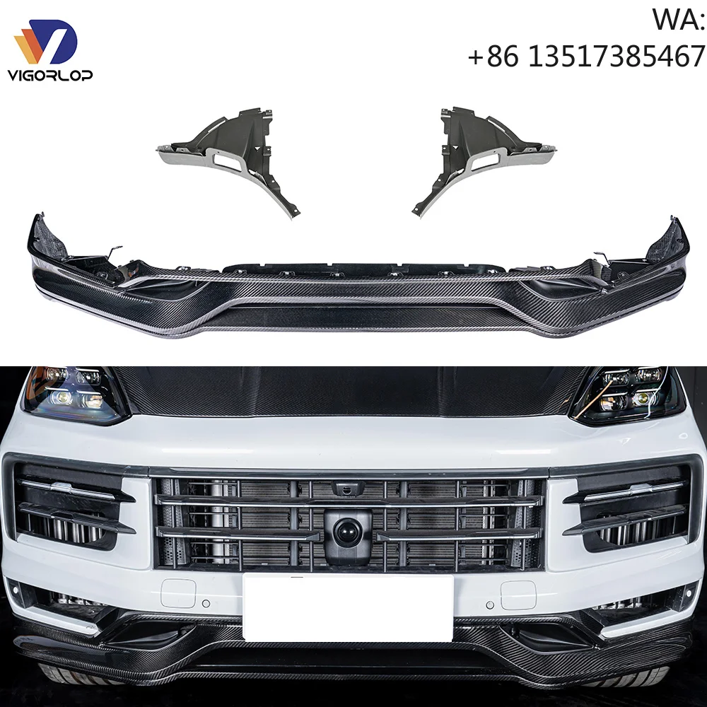 Easy Installation Bumper Lip Carbon Fiber Front Lip Carbon Car Body Kits for porsche Cayenne 9Y0.2 TKT 2024-2025
Easy Installation Bumper Lip Carbon Fiber Front Lip Carbon Car Body Kits for porsche Cayenne 9Y0.2 TKT 2024-2025