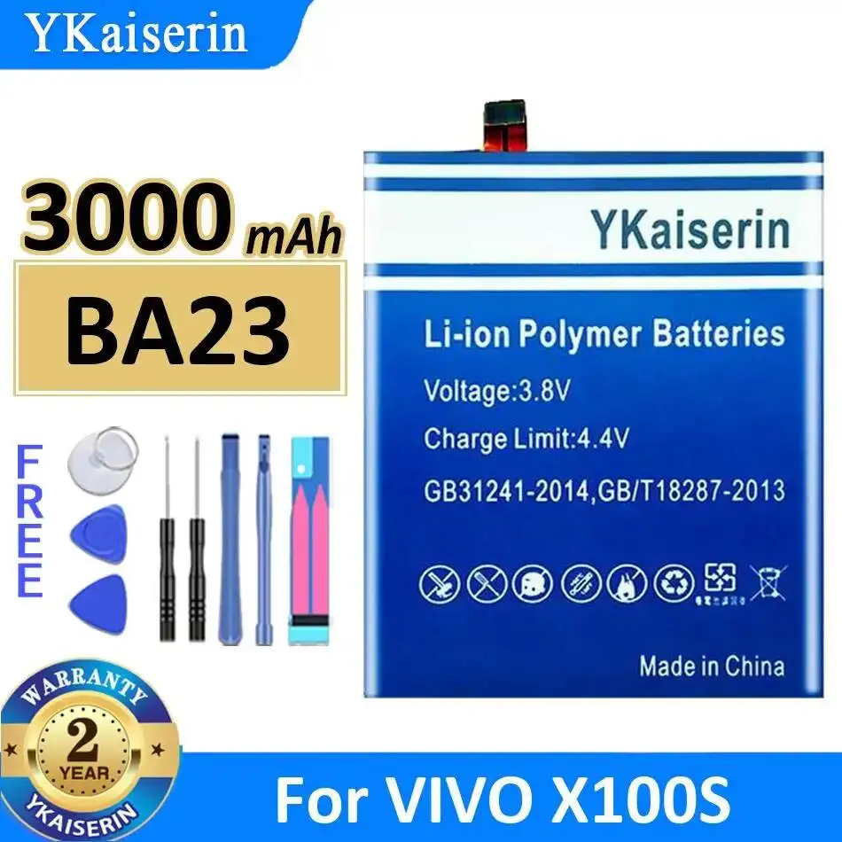 Mobile Phone Battery 3000Mah Premium Replacement BA23 Reliable Power Supply For Vivo X100S
Mobile Phone Battery 3000Mah Premium Replacement BA23 Reliable Power Supply For Vivo X100S
