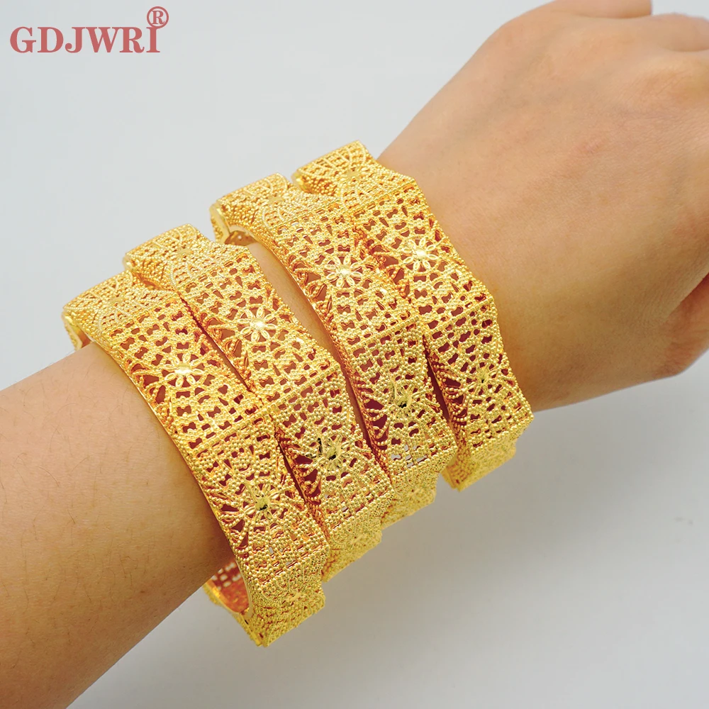 Dubai Gold Color Bangles For Women Ethiopian Indian African Bracelets Charm Wedding Arabic Hand Jewelry Daily Wear Gift
Dubai Gold Color Bangles For Women Ethiopian Indian African Bracelets Charm Wedding Arabic Hand Jewelry Daily Wear Gift