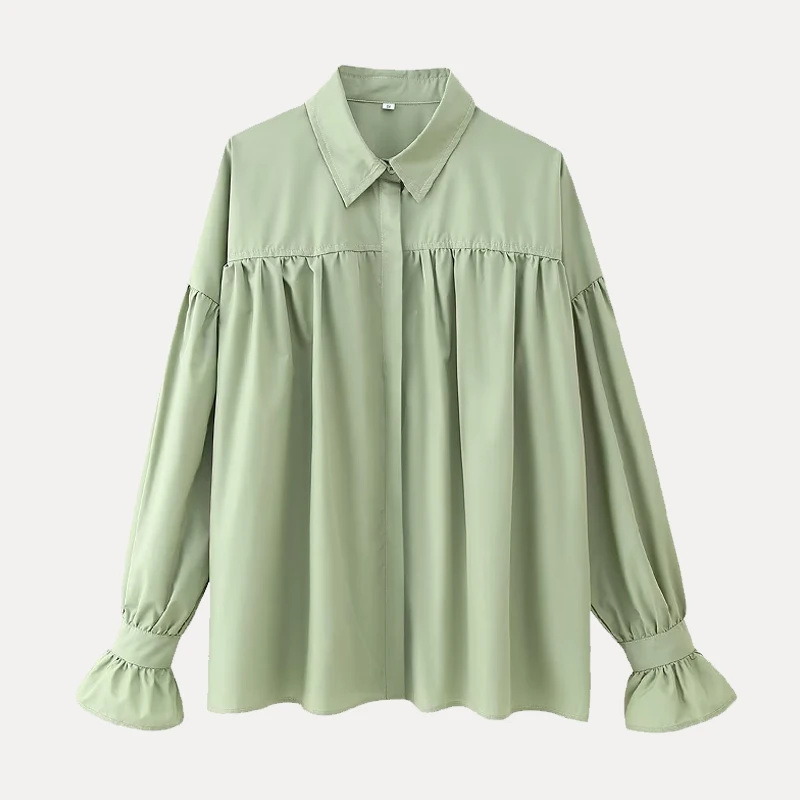 Loose Long Sve Lantern irt Women's Pure Color oulder Drop Summer New Sle 2025 Commute Sle Straight Tube Collar
Loose Long Sve Lantern irt Women's Pure Color oulder Drop Summer New Sle 2025 Commute Sle Straight Tube Collar