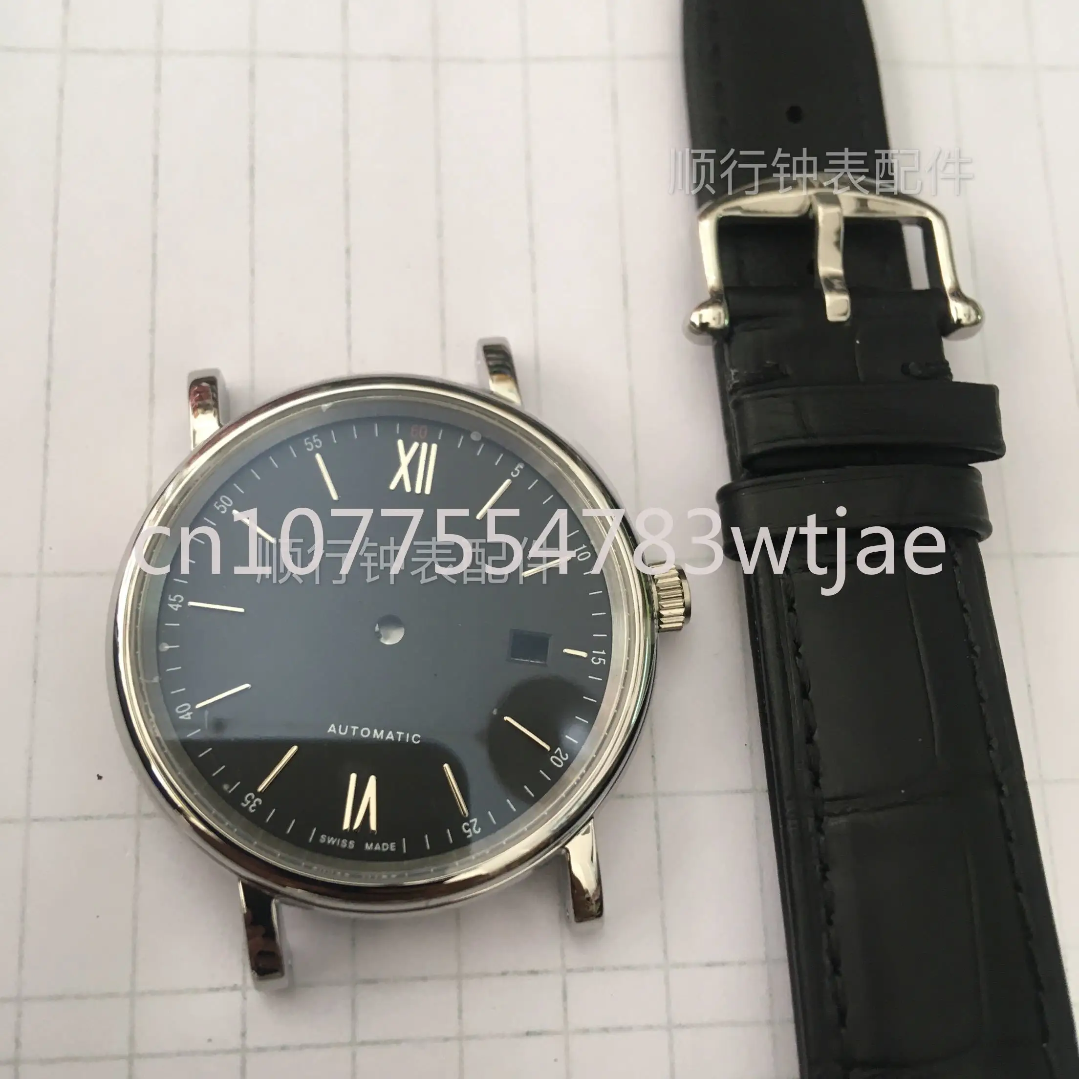 Watch accessories for 10000 cases ETA2824-2 2824-1 st2130 watch case black dial belt style all steel
Watch accessories for 10000 cases ETA2824-2 2824-1 st2130 watch case black dial belt style all steel