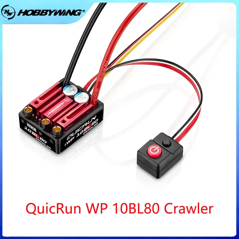 Hobbywing Quicrun WP 10BL80 ESC 2-4S 80A Waterproof Speed Controller with 3530SL Motor 1700KV/2200KV Outer Diameter for RC Cars
Hobbywing Quicrun WP 10BL80 ESC 2-4S 80A Waterproof Speed Controller with 3530SL Motor 1700KV/2200KV Outer Diameter for RC Cars