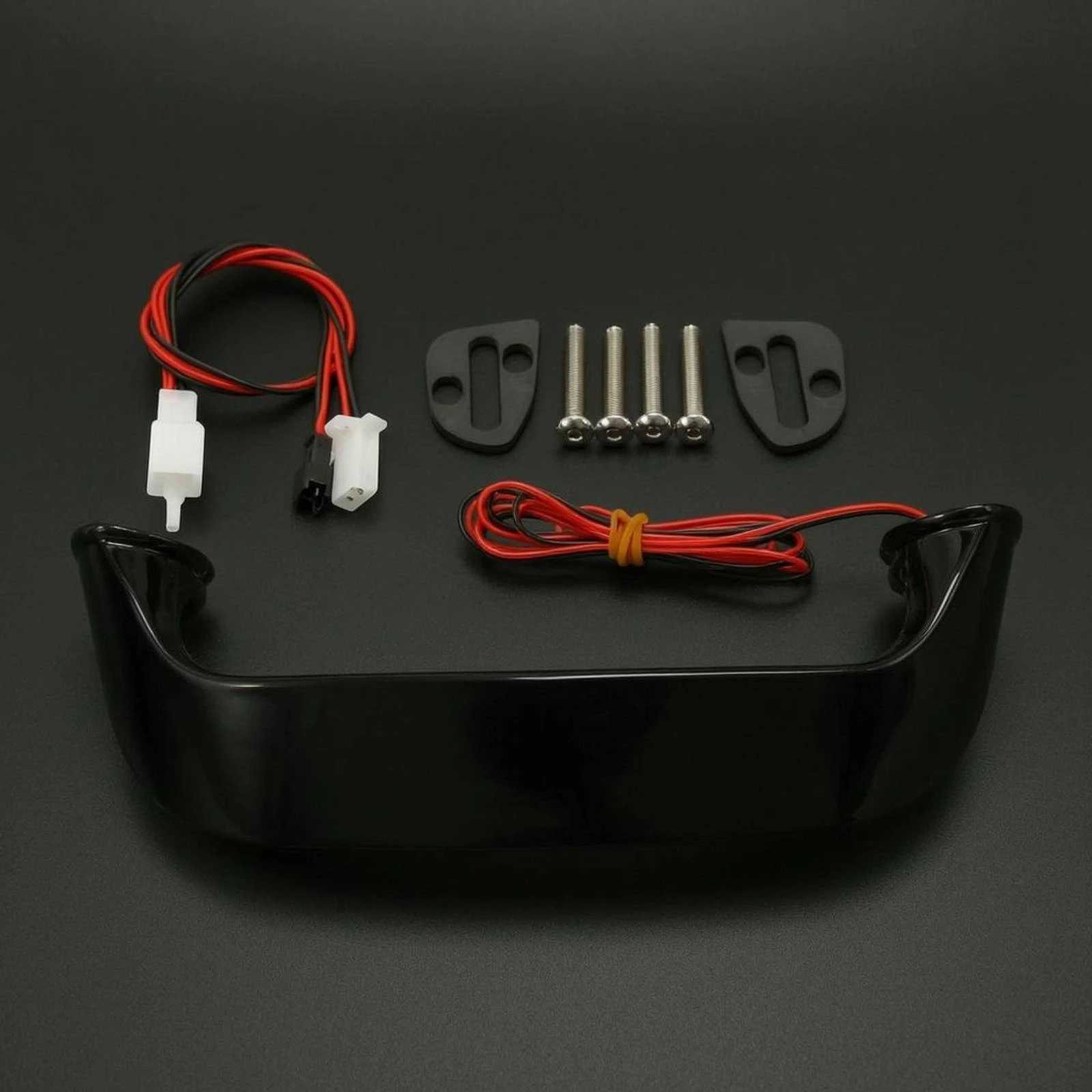 LED Rear Tail Light Assembly Replacement Part Motorcycle Rear Lamp Assembly Motorcycle Tail Light Curved Housing Wired Leads
LED Rear Tail Light Assembly Replacement Part Motorcycle Rear Lamp Assembly Motorcycle Tail Light Curved Housing Wired Leads