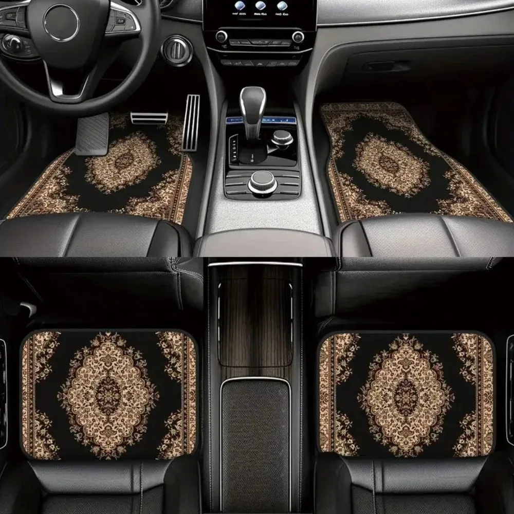 4Pcs Bohemian Car Floor Mats Anti-slip Heavy Duty Persian Carpet Car Decoration Dirty Resistant Car Floor Protector Rugs
4Pcs Bohemian Car Floor Mats Anti-slip Heavy Duty Persian Carpet Car Decoration Dirty Resistant Car Floor Protector Rugs