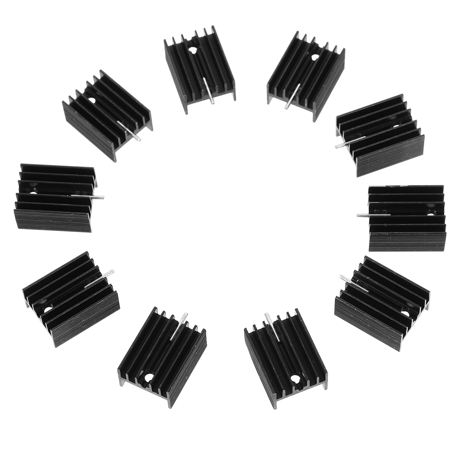 10pcs TO220 Heat Sink 20x15x10mm Aluminum for Voltage Regulator Thermal Conductivity Efficient Radiator
10pcs TO220 Heat Sink 20x15x10mm Aluminum for Voltage Regulator Thermal Conductivity Efficient Radiator