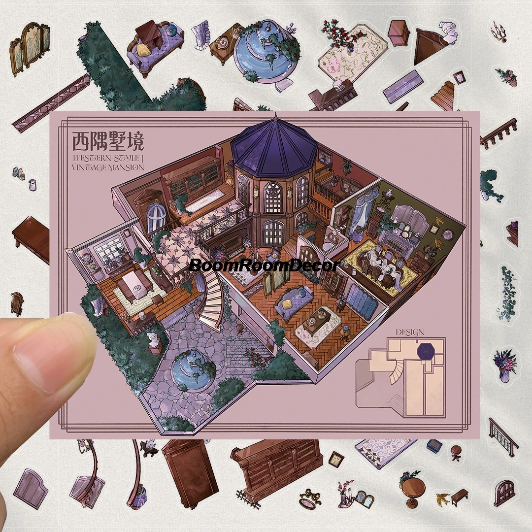 2PCS West Corner Villa Landscaping Sticker Notebook Laptop Stationery Motorcycle Luggage Coffee Graffiti Art Waterproof Stickers
2PCS West Corner Villa Landscaping Sticker Notebook Laptop Stationery Motorcycle Luggage Coffee Graffiti Art Waterproof Stickers