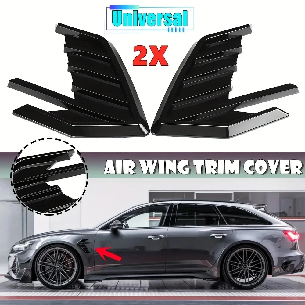 2pcs Universal Car Air Flow Fender Hood Intake Vent Cover Trim Carbon Fiber Side Wing Decals Body Shark Gill Ventilation Sticker
2pcs Universal Car Air Flow Fender Hood Intake Vent Cover Trim Carbon Fiber Side Wing Decals Body Shark Gill Ventilation Sticker