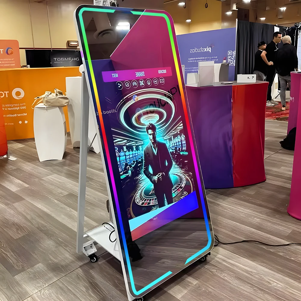2026 Newest 70inch Mirror Photo Booth Machine With 43/32inch Touch Screen Portable Selfie Magic Mirror Photobooth
2026 Newest 70inch Mirror Photo Booth Machine With 43/32inch Touch Screen Portable Selfie Magic Mirror Photobooth