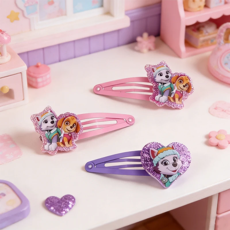 Paw Patrols Hair Clip Exquisite Cute Jewelry Headwear Girl Anime Character Bangs Clip Kawaii Hair Accessories Children's Gift
Paw Patrols Hair Clip Exquisite Cute Jewelry Headwear Girl Anime Character Bangs Clip Kawaii Hair Accessories Children's Gift