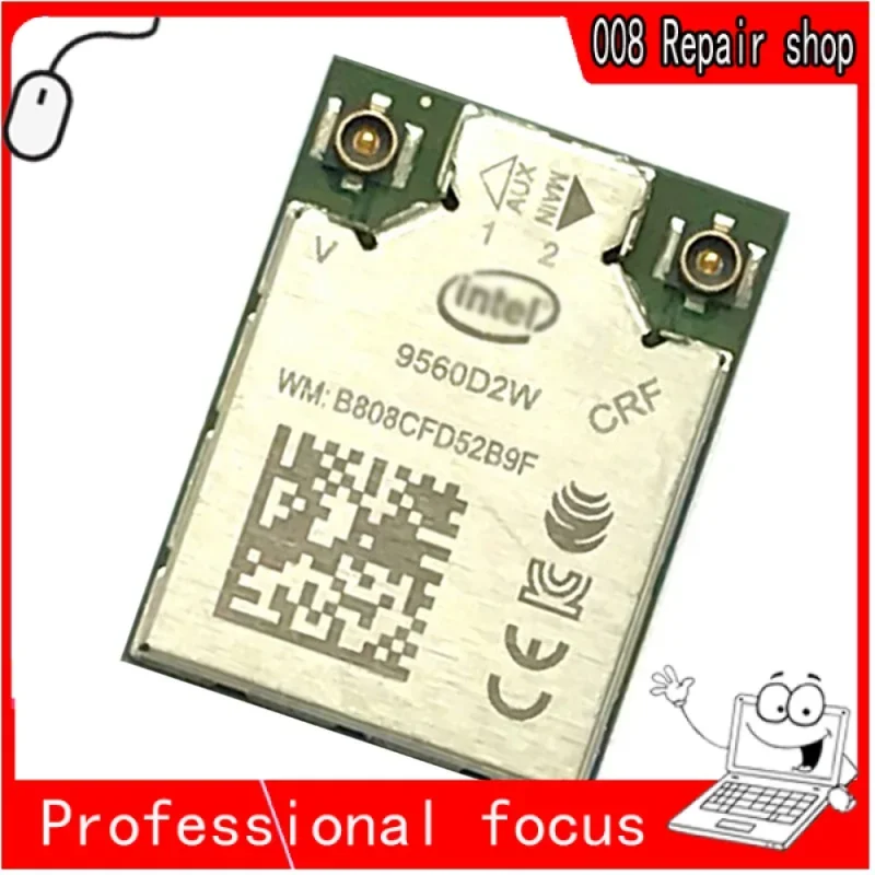 Двухдиапазонная беспроводная связь 1,73 Гбит/с для Intel AC 9560 9560d2w ngff key e WiFi-карта 9560ac 802. Ноутбук 11AC Bluetooth 5.0 для Windows 10
Двухдиапазонная беспроводная связь 1,73 Гбит/с для Intel AC 9560 9560d2w ngff key e WiFi-карта 9560ac 802. Ноутбук 11AC Bluetooth 5.0 для Windows 10