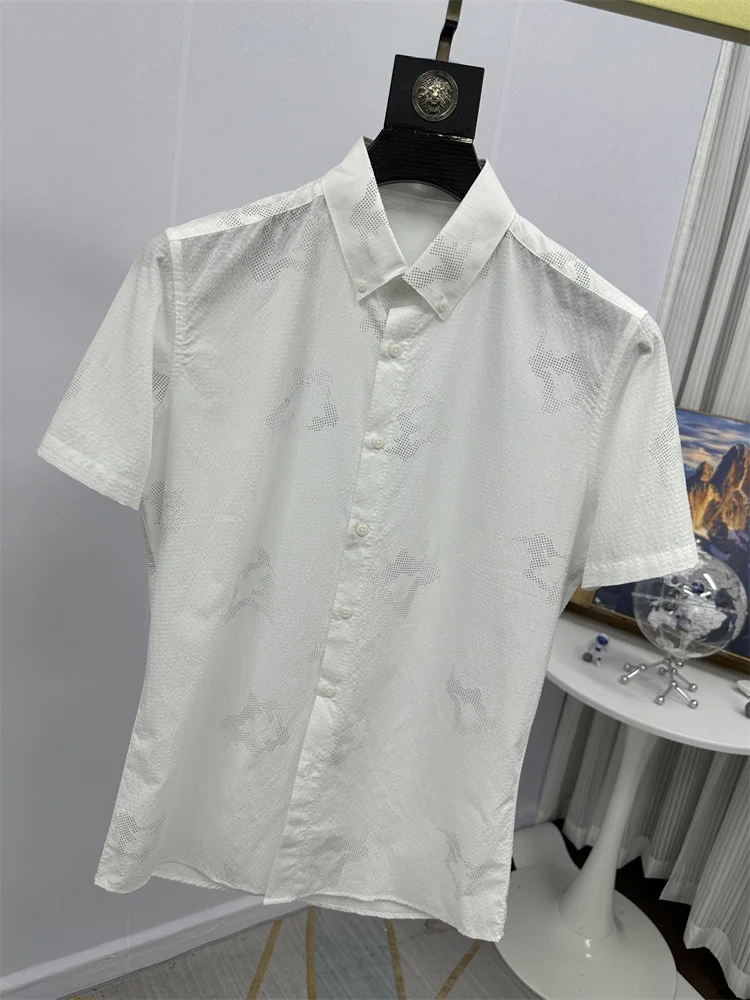 Skin-friendly Comfortable Lightweight Breathable Faion Print Casual Simple ort Sve irt Top for Young Men in Summer
Skin-friendly Comfortable Lightweight Breathable Faion Print Casual Simple ort Sve irt Top for Young Men in Summer