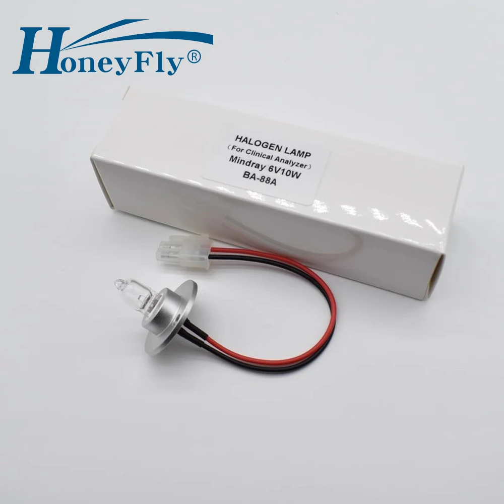 HoneyFly Biochemical Analyzer Halogen Bulb BA-88A 6V 10W Halogen Quartz for Mindray Semi-Auto Chemistry Analyzer LAMP/87018-A
HoneyFly Biochemical Analyzer Halogen Bulb BA-88A 6V 10W Halogen Quartz for Mindray Semi-Auto Chemistry Analyzer LAMP/87018-A