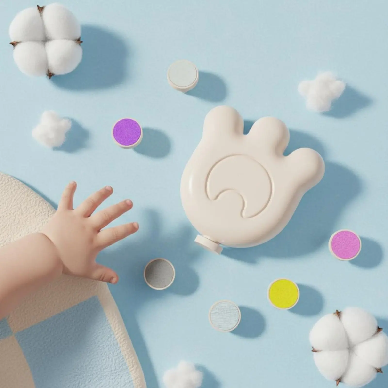 Electric Baby Nail File Quiet Engine Baby Nail Grinder Manicure Set Low Vibration Interchangeable Heads for Newborns
Electric Baby Nail File Quiet Engine Baby Nail Grinder Manicure Set Low Vibration Interchangeable Heads for Newborns