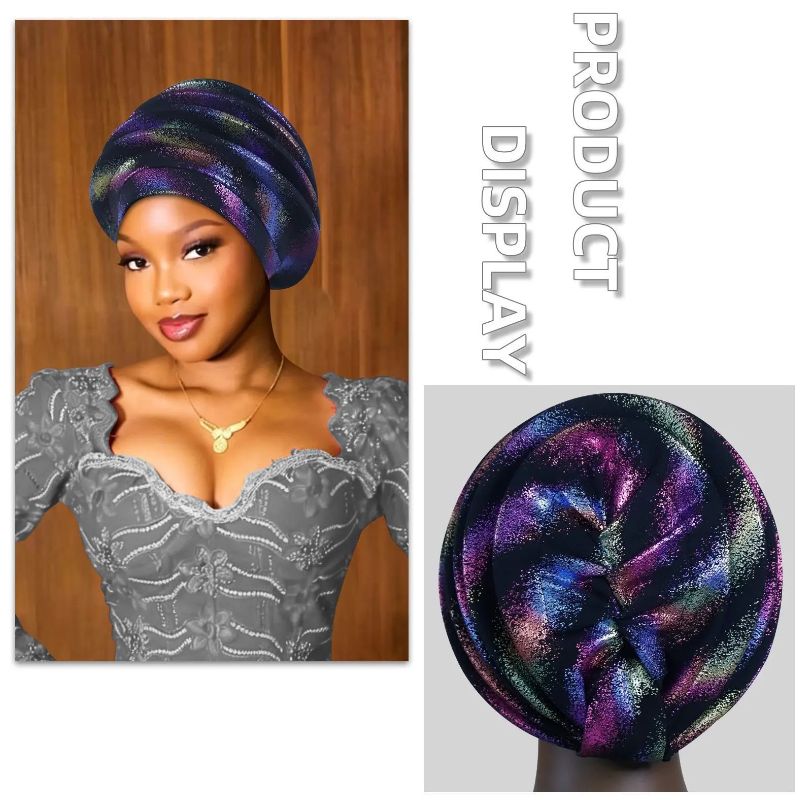 2026 Glitters Pleated Women's Turban Cap Elegant African Auto Gele Headtie Female Head Wraps Nigeria Party Headpiece Turbante
2026 Glitters Pleated Women's Turban Cap Elegant African Auto Gele Headtie Female Head Wraps Nigeria Party Headpiece Turbante