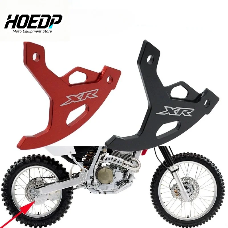 For HONDA XR250 90-04 XR600R 91-00 XR400R 96-04 XR650L 93-22 XR 250 600 400 R 650L Rear Brake Disc Rotor Cover Guard Protection