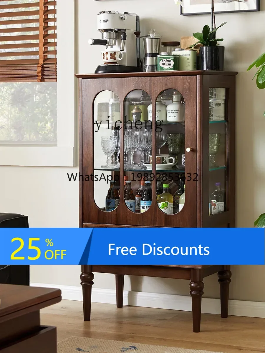 LYY retro solid wood wine cabinet display cabinet wall rack living room home glass storage cabinet
LYY retro solid wood wine cabinet display cabinet wall rack living room home glass storage cabinet