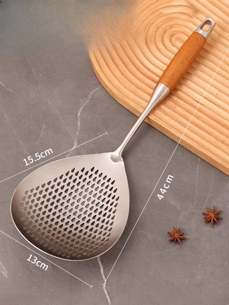 Food Grade 316 Stainless Steel Large Colander Spoon Kitchen Household Strainer Spoon
Food Grade 316 Stainless Steel Large Colander Spoon Kitchen Household Strainer Spoon