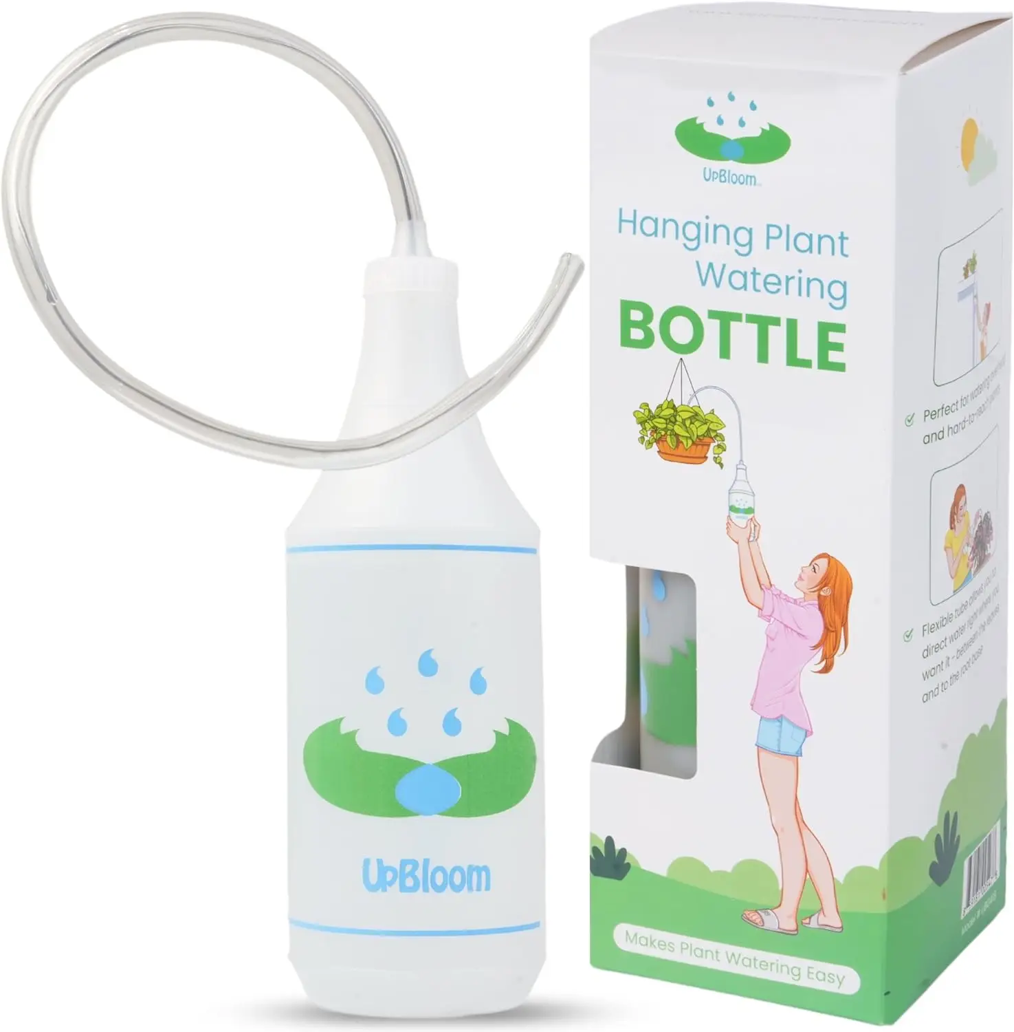 32 oz Squeeze Bottle for Hanging Plants, Squirt Bottle for Outdoor/Indoor Plants, Water Container, Made in USA
32 oz Squeeze Bottle for Hanging Plants, Squirt Bottle for Outdoor/Indoor Plants, Water Container, Made in USA