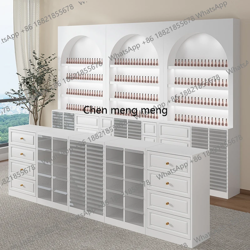 Nordic Minimalist Cosmetics Display Cabinet Beauty Salon Skin Care Products Nail Polish Display Rack Commercial Furniture
Nordic Minimalist Cosmetics Display Cabinet Beauty Salon Skin Care Products Nail Polish Display Rack Commercial Furniture