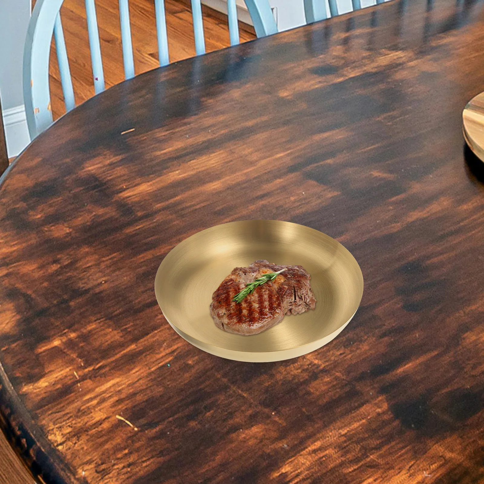 Stainless Steel Snack Plate 20cm Golden Round Tray for Camping Brass Serving Plates Steak Dessert Elegant Kitchenware
Stainless Steel Snack Plate 20cm Golden Round Tray for Camping Brass Serving Plates Steak Dessert Elegant Kitchenware