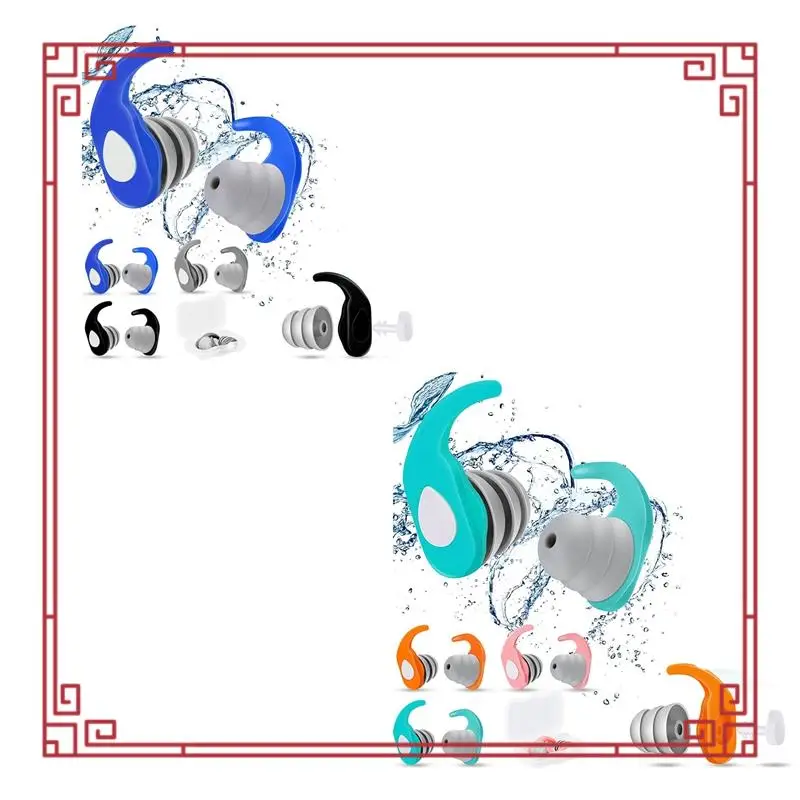 Swimmers Ear Plugs Men Women Waterproof Earplugs For Swimming 3 Pairs Adults Kids Swim Ear Plugs B
Swimmers Ear Plugs Men Women Waterproof Earplugs For Swimming 3 Pairs Adults Kids Swim Ear Plugs B