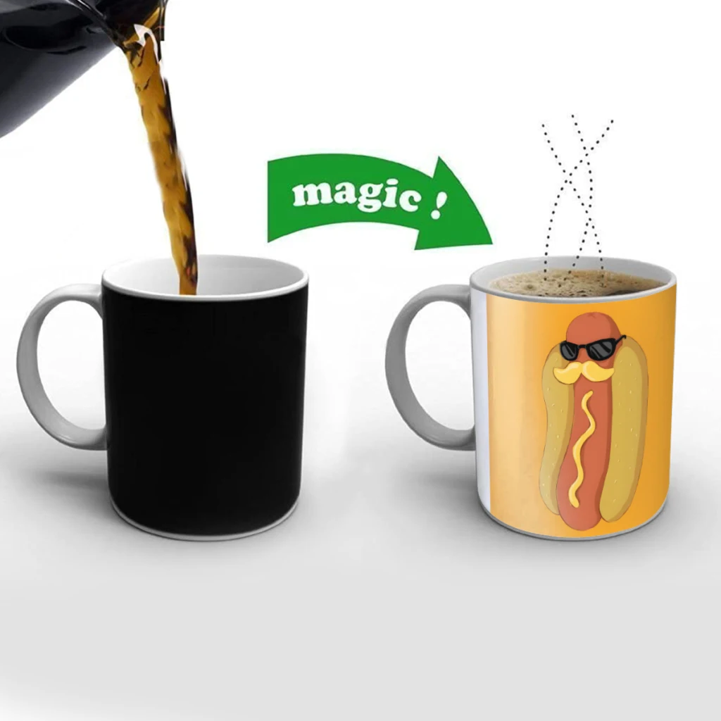 Moustardche! Creativity Change Color Chang mug Ceramic mug Hot Coffee Cup Breakfast Cup Mug Friend Gift
Moustardche! Creativity Change Color Chang mug Ceramic mug Hot Coffee Cup Breakfast Cup Mug Friend Gift